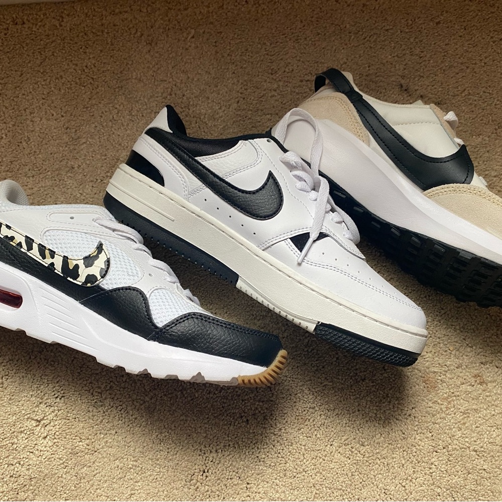 Nike white & off white sneakers